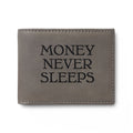 Money Never Sleeps Bi-Fold Wallet