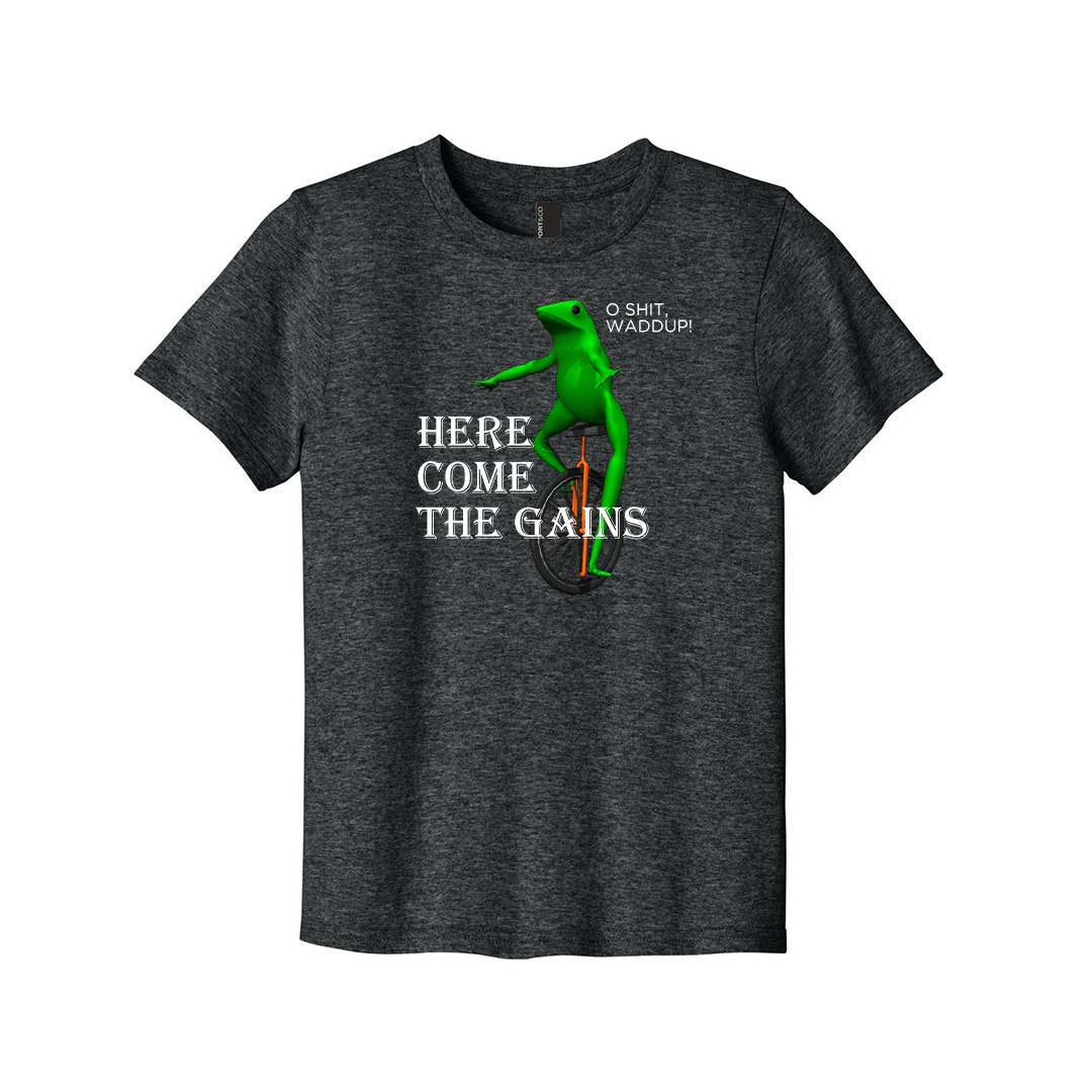 Copy of Youth Tee — "Stay Calm and Short" Trading Candlestick Chart Kids Shirt