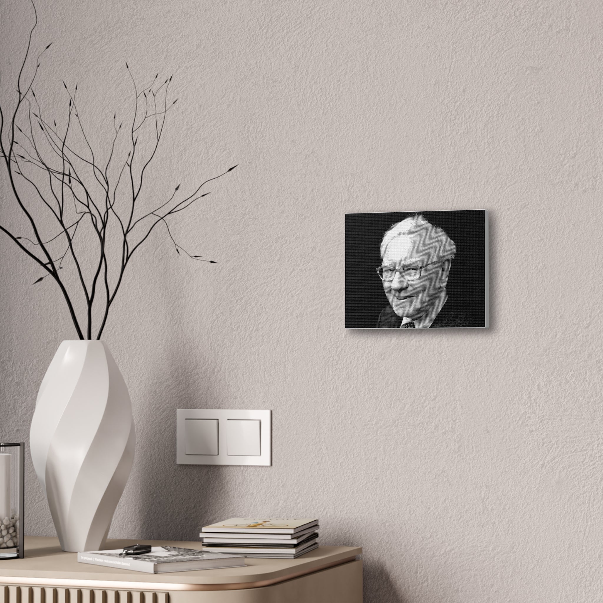 Black & White Portrait Canvas