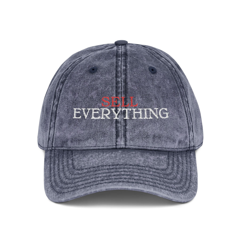 Vintage Embroidered Cap - "EVERYTHING" Distressed Dad Hat