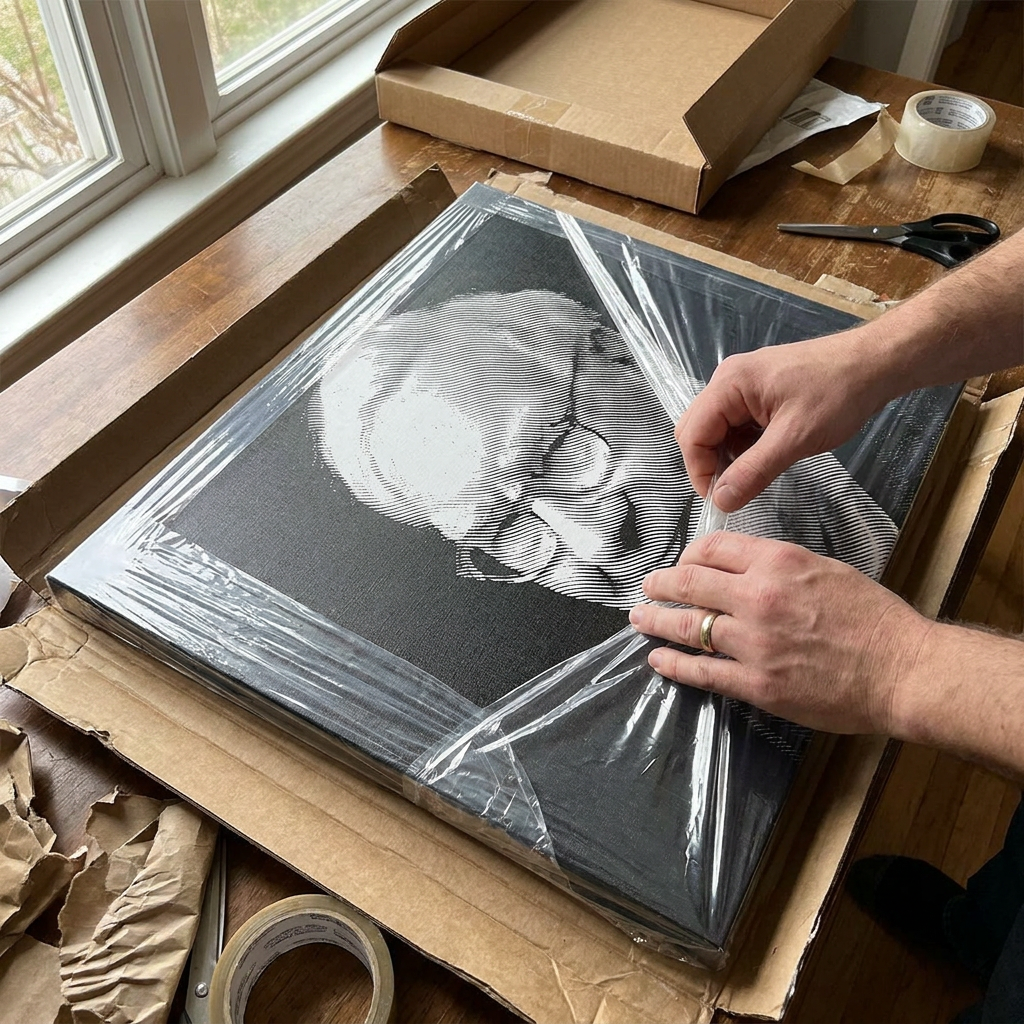 Black & White Portrait Canvas