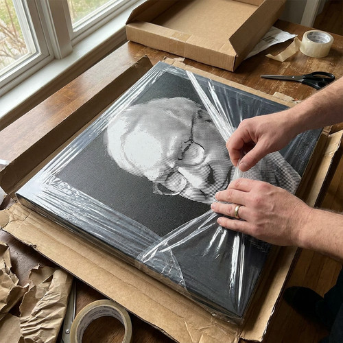 Black & White Portrait Canvas